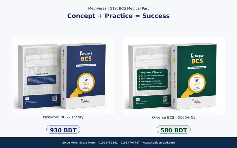 Password BCS & Q-Verse BCS combo book